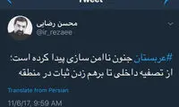 محسن رضایی: عربستان جنون گرفته است