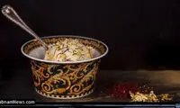 گرانترین بستنی دنیا با زعفران ایرانی +عکس
