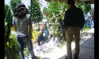 مجموعه عکس:مراسم خاکسپاری ایرج قادری