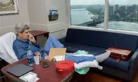 جان کری بالاخره آفتابی شد! +عکس