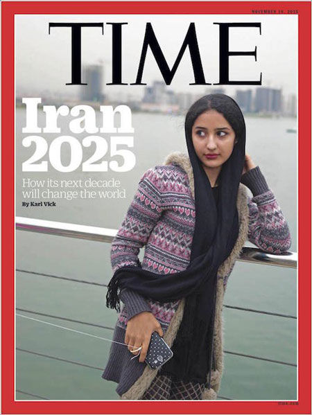 دختر ایرانی روی جلد مجله «تایم» +عکس