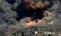 عکسی از یک انفجار آخرالزمانی و هولناک در غزه 
