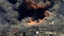 عکسی از یک انفجار آخرالزمانی و هولناک در غزه 