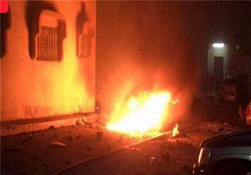 انفجار انتحاری نزدیک مسجدالنبی +عکس