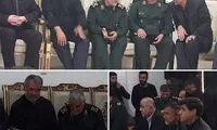 سردار سلیمانی در منزل شهید مدافع حرم