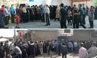 صف‌های معیشتی اما کرونایی در ایران