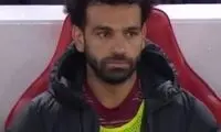 چهره افسرده و مغموم صلاح بعد از شکست در جام