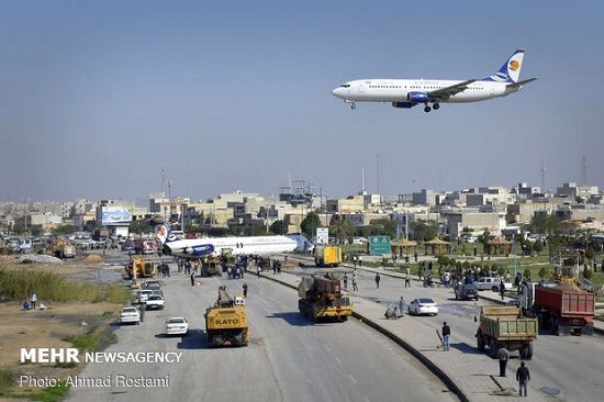گزارش اولیه از حادثه در فرودگاه ماهشهر