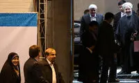 درگیری دانشجویان در حضور روحانی +عکس