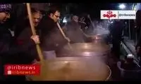 پخت ۲۸ دیگ آش نذری در تهران