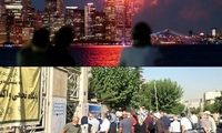 دو تصویر با ۱۸۰درجه تفاوت از تهران تا نیویورک