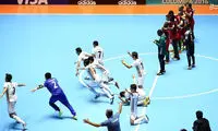 تقابل غم و شادی در فوتسال