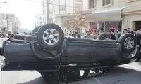 وقتی پراید، وانت كاپرا را واژگون می كند!