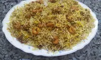 میگو پلوی جنوبی با کشمش
