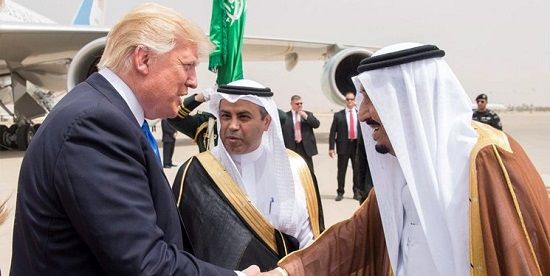 پادشاه عربستان از ترامپ دلجویی کرد