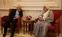 دیدار ظریف با وزیر خارجه عمان