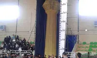 رونمایی از بزرگترین سازه ماکارونی دنیا در اردبیل