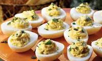 طرز تهیه تخم مرغ شکم پر