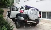 عکس: يک حادثه عجيب برای ماشین عروس