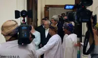 عکس: ظریف، کری و اشتون در مسقط