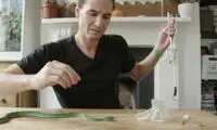 مردی که به خود سم مار تزریق می‌کند