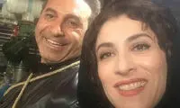 سلفی حمید فرخ‌ نژاد و ویشکا آسایش
