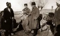 عکس‌: آتاتورک و مرد شتربان
