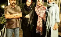 پرستویی با گریمی متفاوت در کنار بازیگران زن