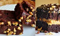 طرز تهیه کیک گردویی، که شبیه کالباس است!