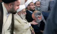 بوسه جنجالی آقای مشاور