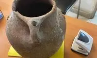 کشف کوزه سفالیِ عصر مفرغ میانی در کرج