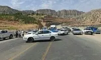 سد معبر اعتراضی در لرستان