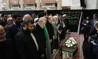 اقامه نماز موحدی کرمانی بر پیکر دبیرکل موتلفه