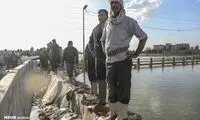 سیلاب در ورودی اهواز