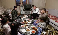 حضور اردوغان در افطاری یک شهروند