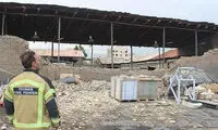 ریزش مرگبار دیوار بر اثر طوفان در تهران