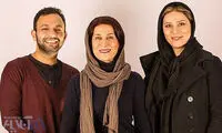 عکس یادگاری معتمدآریا، دولتشاهی و ابر