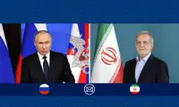 پیام تبریک پزشکیان به پوتین