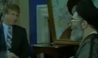 مصاحبه رهبر انقلاب با مجری آمریکایی در سال۱۳۶۶ 
