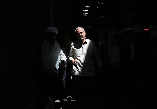 عکس: تهرانگردی رئیس شورای شهر در بازار