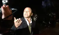 عکس: درگیری شدید پدر نیمار با خبرنگاران