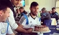 جشن تولد آرژانتینی‌ها برای آگوئرو +عکس