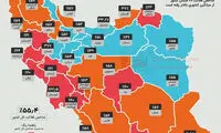 شاخص فلاکت استان‌های ایران در نیمه اول ۱۴۰۰