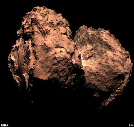 نخستین تصویر رنگی واقعی از ستاره دنباله‌دار