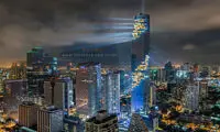 بلندترین آسمان خراش تایلند که ظاهرا چند پیکسل کم دارد!
