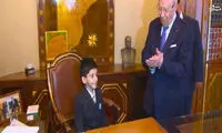 عکس: کودک 5 ساله رئیس جمهور شد
