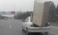 حمل بار خطرناک با سمند