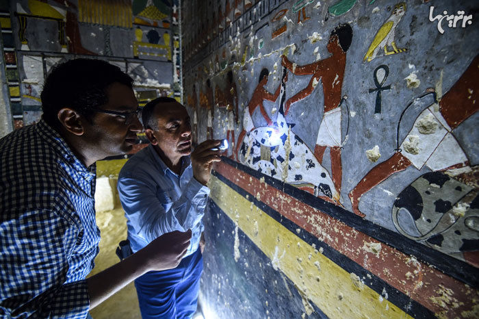کشف مقبره ۴۰۰۰ ساله مصری که انگار تازه نقاشی شده!