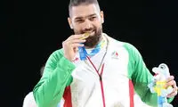 کشتی‌گیر ایران مدال طلا را برگردن آویخت