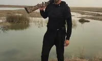 عکس: خط و نشان جاسم کرار با اسلحه!
